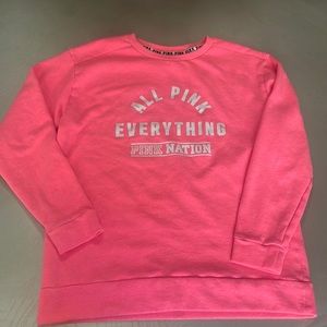 Pink nation sweatshirt. Victoria’s Secret Pink. Size small
